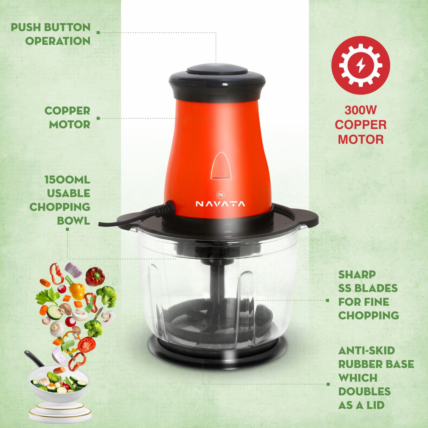 navata electric chopper ultra 300w (nach 0002) navata electric chopper ultra 300w (nach 0002)