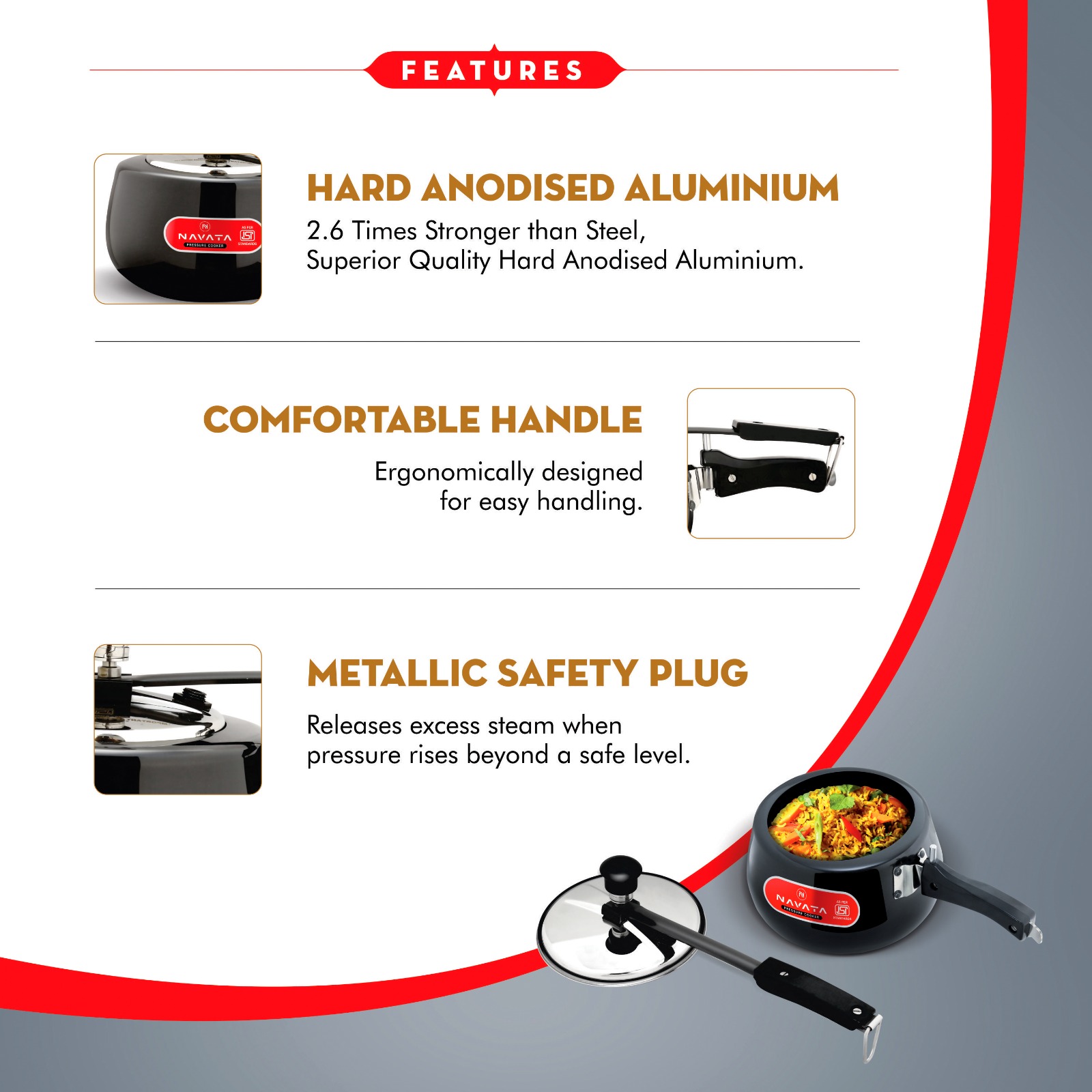 ha cooker (classic) inner lid pearl ha cooker (classic) inner lid pearl