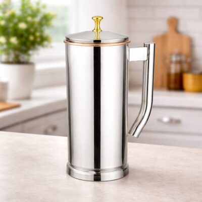 sorabh cwj cr 1pc creta water jug (copper steel) plain