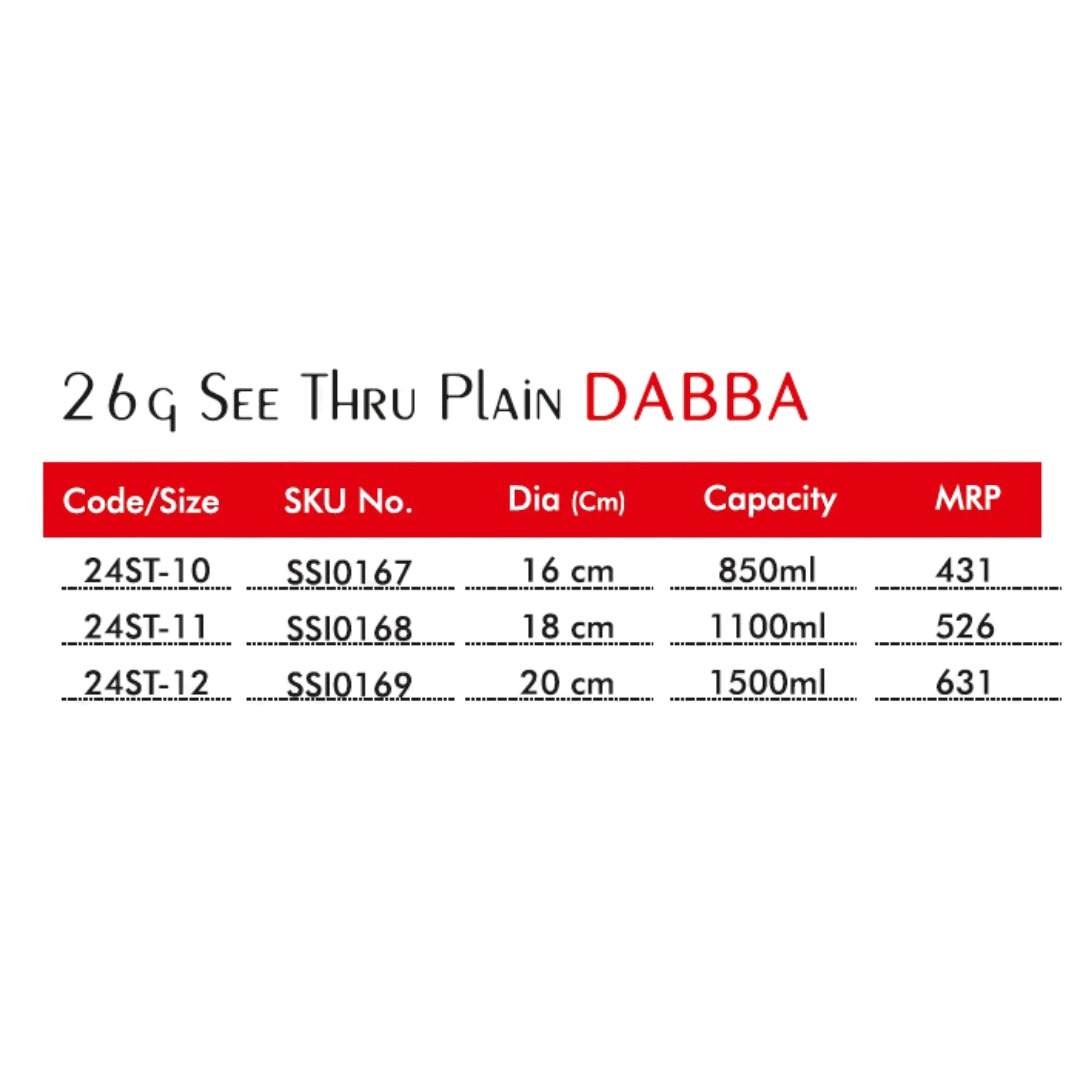 sorabh see thru plain dabba sorabh see thru plain dabba